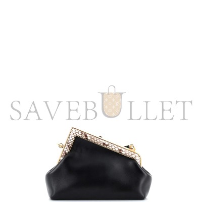 FENDI FIRST BAG LEATHER WITH PYTHON SMALL (24*18*10cm) 